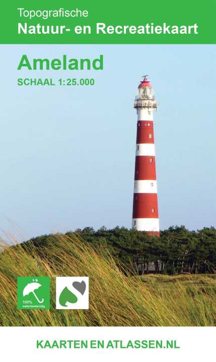 Wandelkaart Ameland | Vrije Uitgever | ISBN 9789077350973