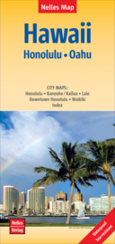 Wegenkaart Oahu - Honolulu | Hawaii | Nelles maps | ISBN 9783865745354