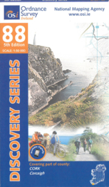 Wandelkaart Ordnance Survey / Discovery series | Cork 88 | ISBN 9781912140756