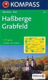 Wandelkaart Haßberge-Grabfeld | Kompass 815 | ISBN 9783850261876