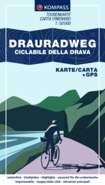 Fietskaart Drau Radweg | Kompass 7027 | 1:50.000 | ISBN 9783991542414