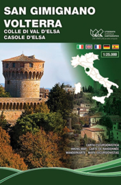 Wandelkaart Volterra / San Gimignano - Toscane | Global Map | 1:25.000 | ISBN 8052275704741