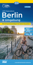 Fietskaart Berlijn en omgeving | ADFC - BVA regionalkarte | 1:75.000 | ISBN 9783969902677