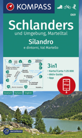 Wandelkaart Schlanders un Umgebung/Silandro e dintorni | Kompass 069 | 1:25.000 | ISBN 9783990446232