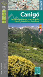 Wandelkaart Canigo | Editorial Alpina | Gebied ten N van Costabona | 1:40.000 | ISBN 9788480909341