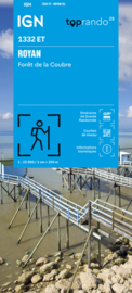 Wandelkaart Royan & Foret de la Coubre | Franse Atlantische Kust | IGN 1332ET - IGN 1332 ET | ISBN 9782758557173