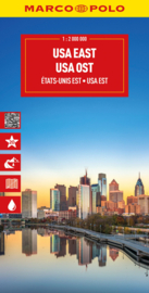 Wegenkaart USA East |  Marco Polo / Mair | Wegenkaart USA Oost | ISBN 9783575022967
