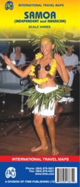 Wegenkaart  Samoa (Amerikaans en Onafhankelijk) | ITMB | 1:80.000 | ISBN 9781553413875