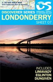 Wandelkaart Londonderry | Discovery Northern Ireland 07 - Ordnance survey | 1:50.000 | ISBN 9781905306961