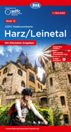 Fietskaart Harz / Leinetal nr. 12 | ADFC Radtourenkarte  | 1:150.000 | ISBN 9783969901274
