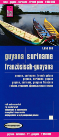 Wegenkaart Guyana, Suriname, Frans-Guayana | Reise Know How | 1:850.000 | ISBN 9783831772636