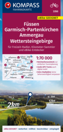 Fietskaart  Füssen - Garmisch-Partenkirchen - Ammergauer Alpen | Kompass 3350 | 1:70.000 | ISBN 9783991219118