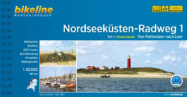 Fietsgids Nordseeküsten - Radweg 1 Niederlande Rotterdam nach Leer | Bikeline | ISBN 9783711100054