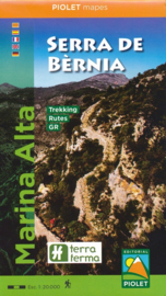 Wandelkaart Marina Alta Serra de Bernia | Editorial Piolet | 1:20.000 | ISBN 9788494865442