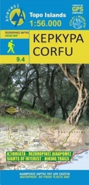 Wandelkaart Korfoe - Corfu | Anavasi 9.4 | 1:56.000 | ISBN 9789609412759