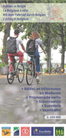 Fietskaart  Fietsen in België | NGI | 1:250.000 | ISBN 9789462356306