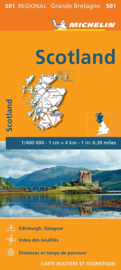 Wegenkaart Schotland | Michelin 501 | 1:400.000 | ISBN 9782067183193