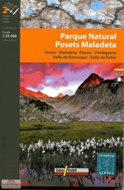 Wandelkaart Posets - Maladeta / Aneto / Perdiguero | Editorial Alpina | Centrale Pyreneeën | 1:25.000 | ISBN 9788480904896