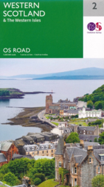 Wegenkaart Western Scotland & Wester Isles | Ordnance Survey Roadmap 2 | 1:250.000 | ISBN 9780319263747