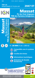 Wandelkaart Massat, Labastide-de-Serou, Aulus-les-Bains, Col de Port | Pyreneeën | IGN 2047ET - IGN 2047 ET | ISBN 9782758553038