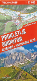 Wandelkaart Prokletije - Durmitor | TerraQuest  | 1:65.000 | ISBN 9788361155874