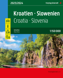 Wegenatlas Kroatie en Slovenië | Freytag & Berndt | 1:150.000 | ISBN 9783707922042