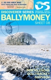 Wandelkaart Ballymoney | Discovery Northern Ireland 08 - Ordnance survey | 1:50.000 | ISBN 9781905306831