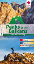 Wandelkaart Peaks of the Balkans | Huber | 1:60.000 | ISBN 9783943752502
