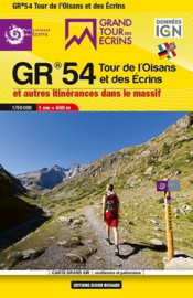 Wandelkaart Tour de L'Oisans et des Ecrins - GR 54 | Libris - Didier Richard | ISBN 9782344037287