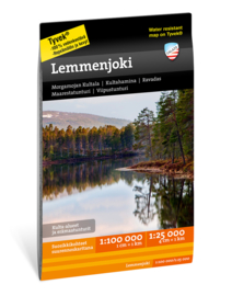 Wandelkaart Lemmenjoki | Calazo Verlag | 1:100.000 / 1:25.000 | ISBN 9789188335715
