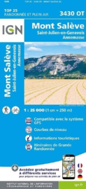Wandelkaart Mont Salève, St.-Julien-en-Genevois, Annemasse, Cruseilles | IGN 3430OT - IGN 3430 OT | ISBN 9782758554134