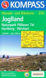 Wandelkaart Joglland | Kompass | 1:50.000 | Kompass 226 | ISBN 9783854916802