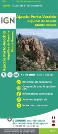 Wandelkaart - Fietskaart Ajaccio - Porto Vecchio - Aiguilles Bavella | IGN Nr. 31 | 1:75.000 | ISBN 9782758529088