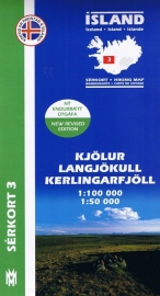 Wandelkaart Kjölur - Langjökull - Kerlingrafjöll nr. 03 | Mal og Menning | ISBN 9789979330349