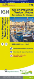 Wegenkaart - fietskaart  Toulon - Aix-en- Provence | IGN 172 | ISBN 9782758540885
