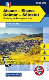 Wandelkaart Elsass - Colmar - Sélestat  | Kümmerly & Frey 05 | 1:50.000 | ISBN 9783259007297
