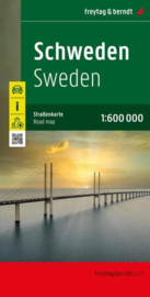 Wegenkaart Zweden - Schweden | Freytag & Berndt | 1:600.000 | ISBN 9783707921687