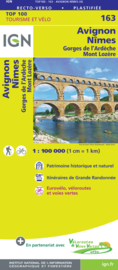 Wegenkaart - fietskaart Avignon - Nimes | IGN 163 | ISBN 9782758547723