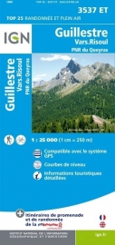 Wandelkaart Guillestre, Vars, Risoul & Parc Naturel Regional du Queyras | Queyras | IGN 3537 ET - IGN 3537ET
