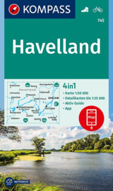 Wandelkaart Kompass Havelland | Kompass 745 | 1:50.000 | ISBN 9783990442555