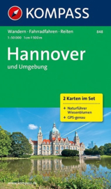 Wandelkaart Hannover und Umgebung | Kompass 848 - 2 delige set | 1:50.000 | ISBN 9783850266154