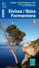 Wandelkaart - Fietskaart  & Gids Ibiza en Formentera | Editorial Alpina 77 | 1:50.000 | ISBN 9788480906456