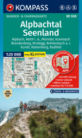 Wandelkaart 028 Alpbachtal, Seenland | Kompass 028 | 1:25.000 | ISBN 9783991543088