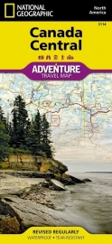 Wegenkaart  National Geographic  Canada Central | 1: 2,1 miljoen | ISBN 9781566956369
