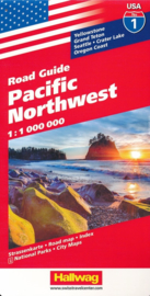 Wegenkaart Pacific NorthWest nr.1 | Hallwag | 1:1,2 miljoen | ISBN 9783828307520