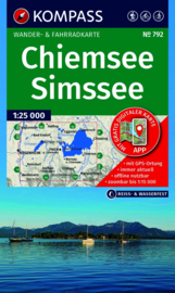 Wandelkaart Chiemsee , Simssee |  Kompass 792 | 1:25.000 | ISBN 9783991541950
