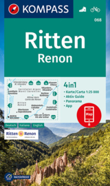 Wandelkaart Ritten - Renon - Sarntaler Alpen | Kompass 068 | 1:25.000 | ISBN 9783991211303
