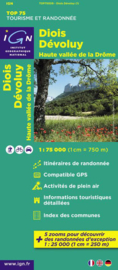 Wandelkaart - Fietskaart Diois, Devoluy, Haute-Vallée de la Drôme | IGN TOP 75 nr. 9 | ISBN 9782758526544