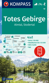 Wandelkaart Totes Gebirge | Kompass 19 | 1:50.000 | ISBN 9783991540762