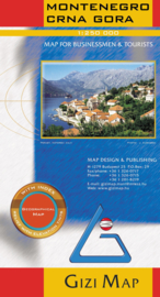 Wegenkaart Montenegro - Crna Gora | Gizi Map | ISBN 9786155010149
